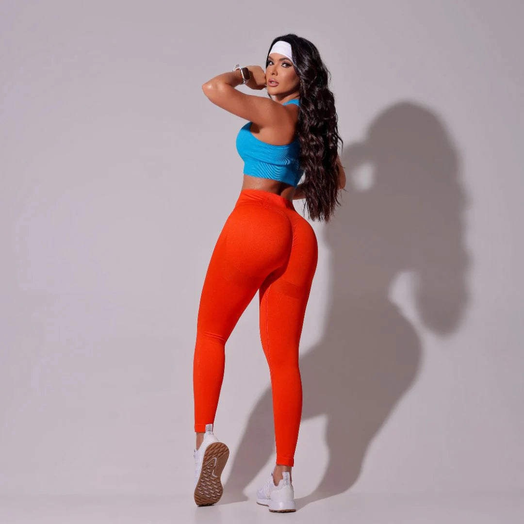 Conjunto Blorange Glow Linha Color (Calça Legging + Top) - BMF05S0580CB