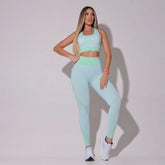 Conjunto Light Green Fresh (Calça Legging + Top) - BMF0999CGF